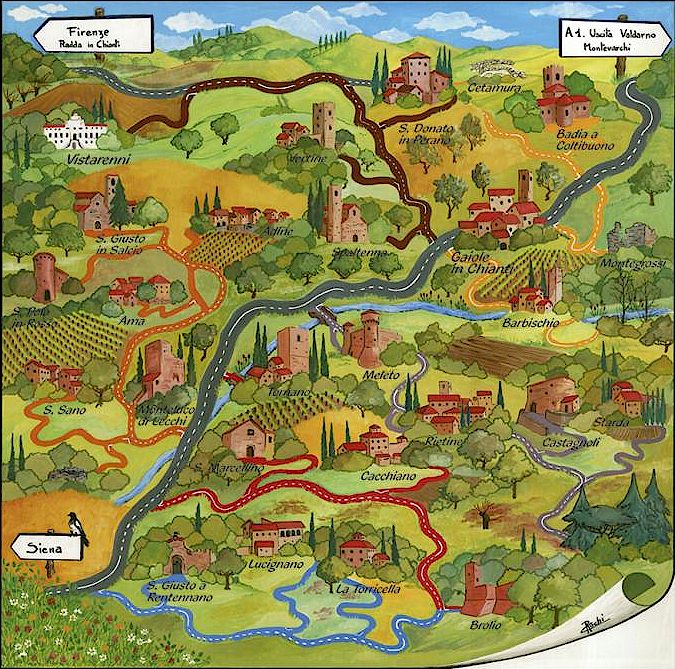 La Strada dei Castelli del Chianti